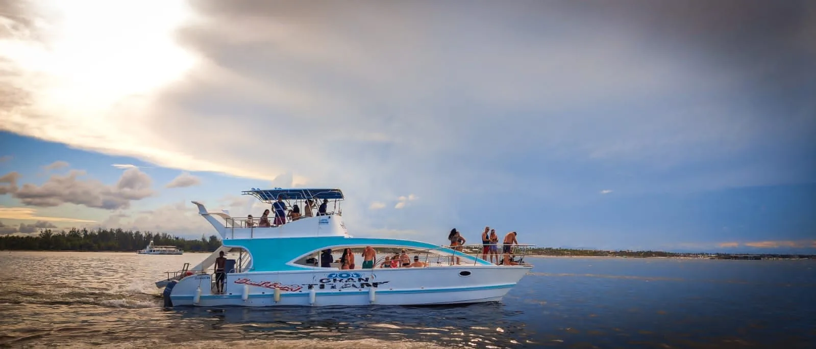 Boat at sunset